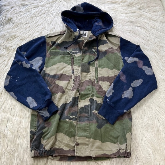 LF Furst of A Kind Oversized Mixed Media Jacket - Picture 1 of 9